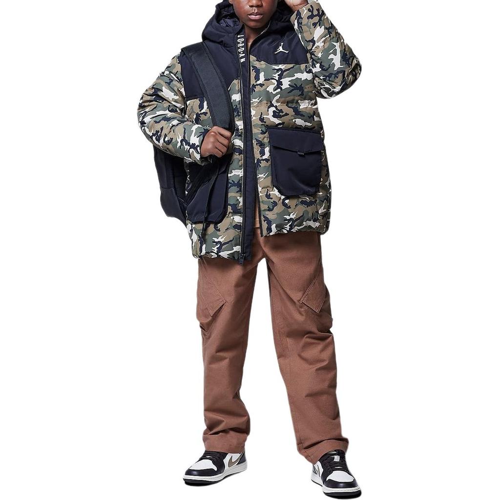 Jordan Down Jacket Medium Olive Green Teenagers Kids' HQ7095-222