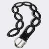 Belt for Women with High-end Belt for Women with Versatile Decorative Rivets Handsome Belt for Women with Belt Splicing Hot Girls Wide Belt