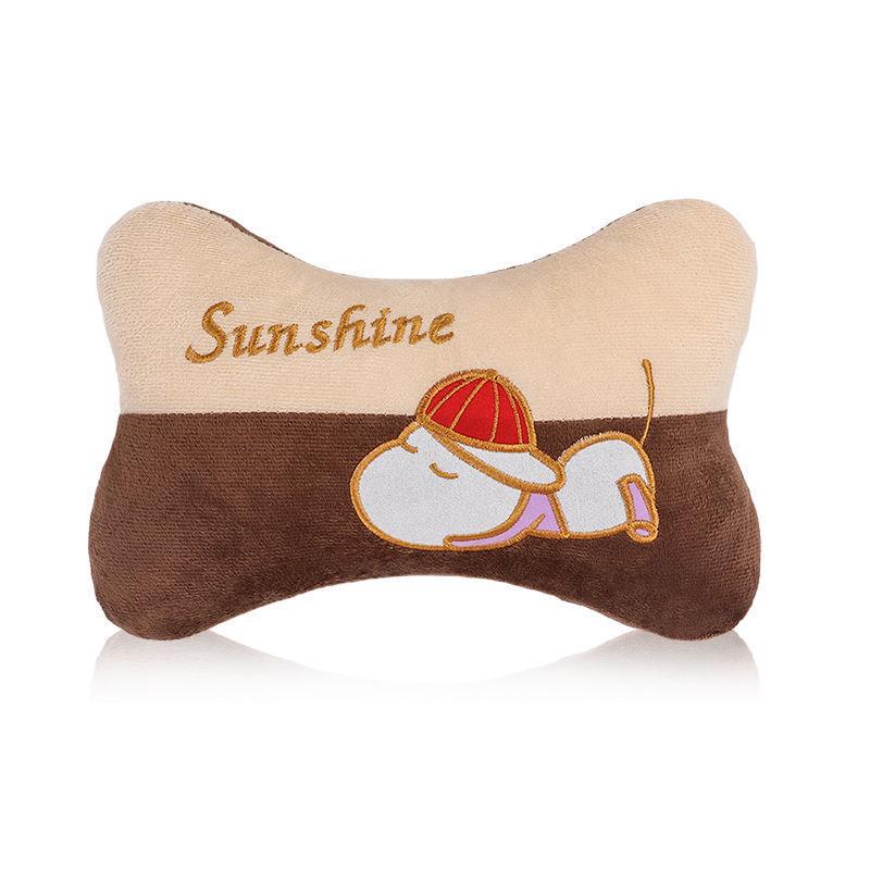 Car Neck and Lumbar Support Pillow Set - Cute Cartoon Design
