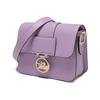 Longchamp Box Trot Serie 18 Knopfklappe Verstellbarer Schultergurt Kalbsleder Kleine Quadratische Tasche Damen Umhängetasche Flieder 10174HAU356