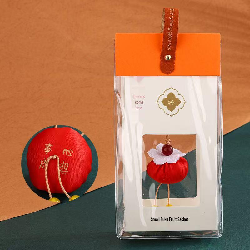Persimmon Scented Pouch: Lucky Year of the Snake Charm and Gift