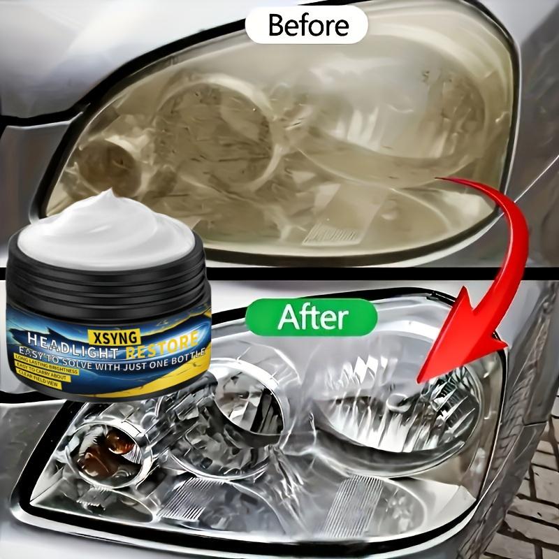 Car headlight repair cream, designed to repair yellowing, blurring, oxidation, and scratches, quickly restore light clarity