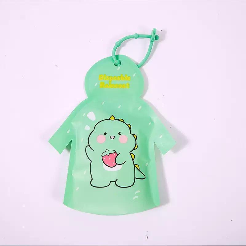 Kids' Thickened Full-Body Waterproof Raincoat for School - Fits Over Backpack, Transparent, Unisex