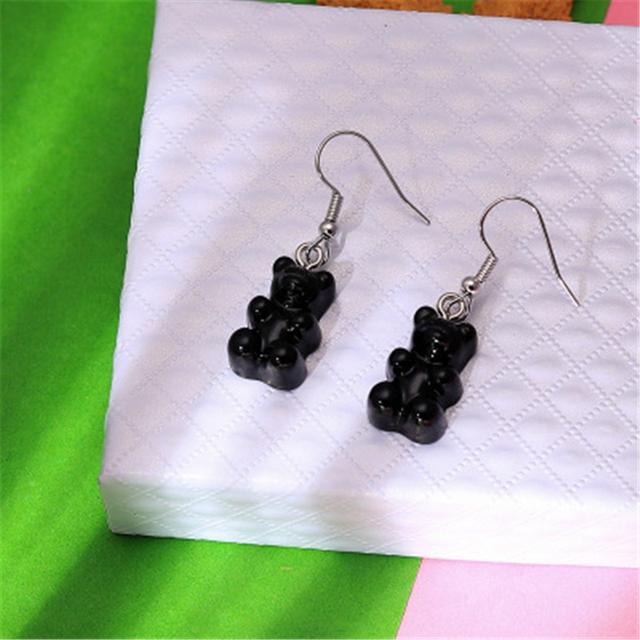 New Fashion Cute White Cloud Stud Earrings Delicate Mushroom Clouds for Women Girls Ear Jewelry Wholesale Gifts Bear