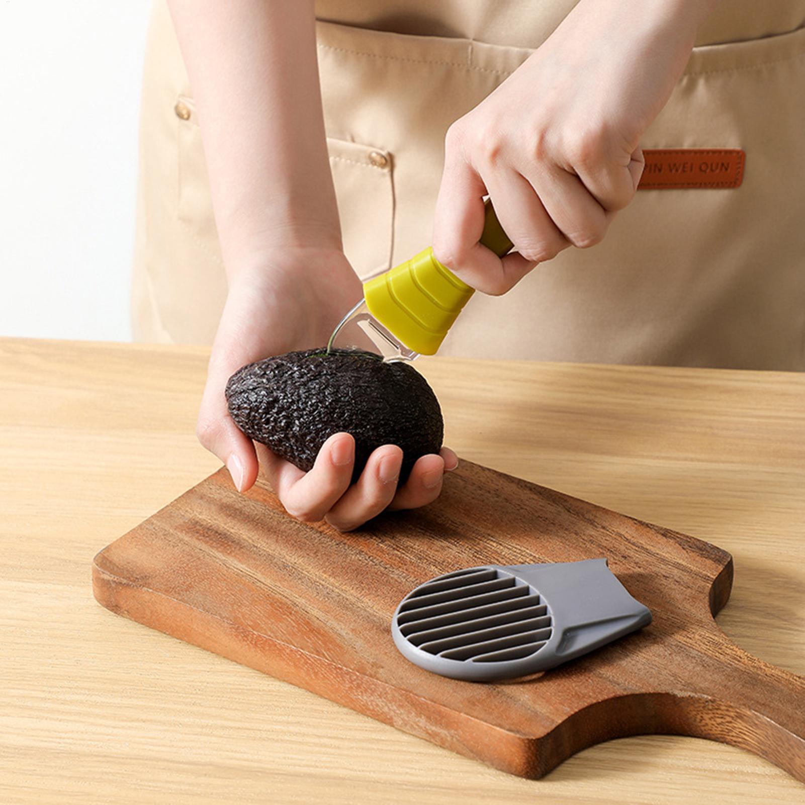 Avocado Tool Avocado Slicer Fruit Cutter Peeler Multifunctional Kitchen Gadgets With Comfort Grip Small Scooper For Fruit China Mainland