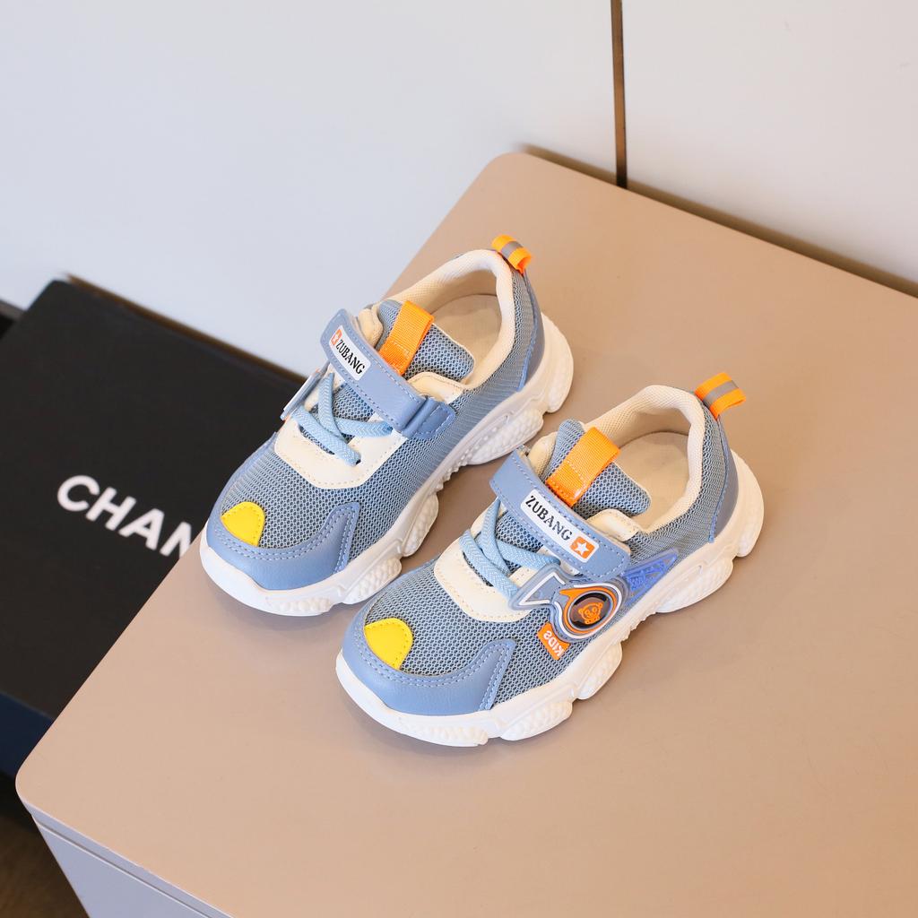 Kinder Mesh Sportschuhe Herbst neue Jungen und Mädchen weichsohlige Laufschuhe, Kinder Klettverschluss Freizeitschuhe Trend