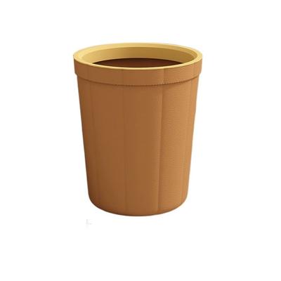 No Lid Garbage Bin Large Capacity Waste Paper Basket Dustbin Trash Can  Kitchen
