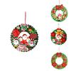 Charming Christmas Snowman Old Man Wreath Decoration For Festive Indoor Decor