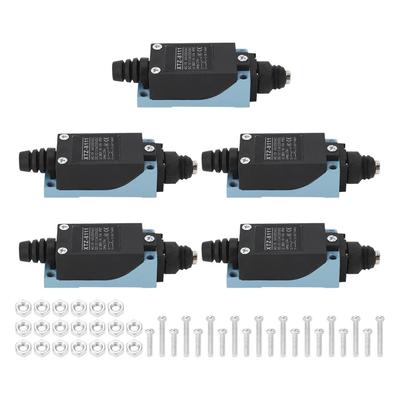 5Pcs Plunger Type Momentary Limit Switch for CNC Milling Machine 3D Printer Plasma Cutting Machine 250V 220V