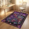 Celebration Party Theme Crystal Velvet Rug Personalized Custom Name Text Soft Floor Mat Home Decor