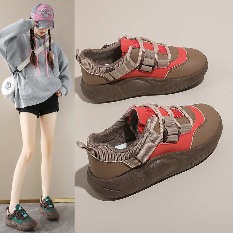 Fashion Camp Thick Heel Fashion Women Shoes Walking Sneakers 43 Dropshipping Sports Chassure Brands Trnis Sport Skor Sneeker