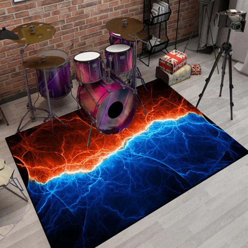 

Drum Carpet, Electric Drum Mat Jazz Drum Soundproofing Electronic Area Carpet Mat Black Musical Instrument Home Decoration Rug 40cm x 60cm