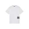 Plain Crew Neck Short Sleeve T-Shirt Men Tops White 80152NS84-V0001