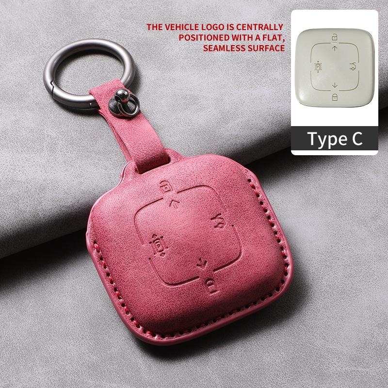 Car Key Case Cover For Zeekr 001 X FR 007 GT 009 Leather Car Remote Key Case Anti-Scratch Protector Shell Decorative Accessories