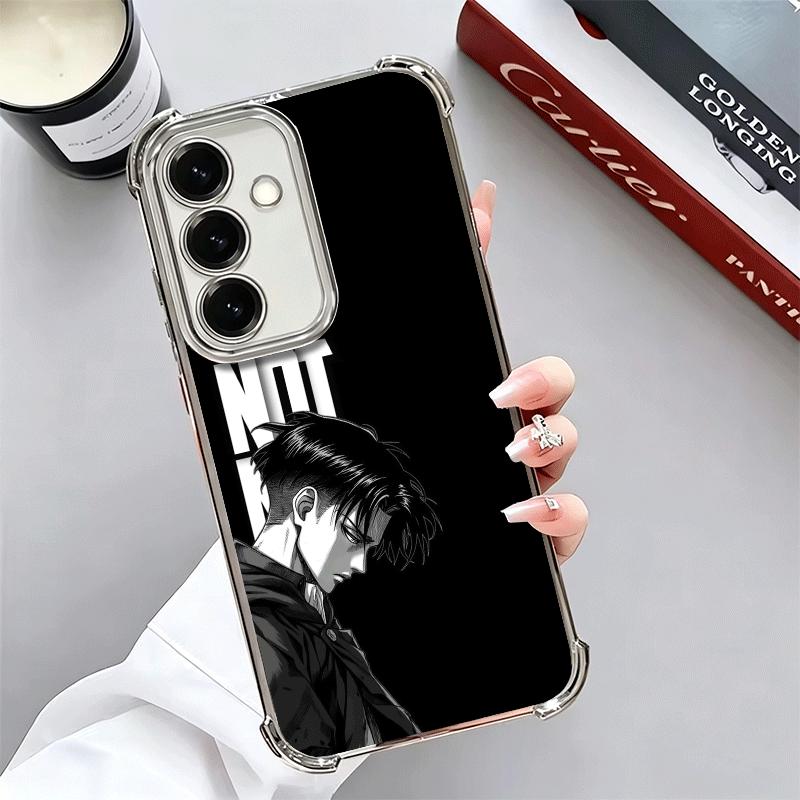 

A-Атака Титанов Леви Покрытие Чехол для Телефона Для Samsung A17 A07 A37 A57 A16 A56 A15 A55 A14 A54 A13 A53 A26 A36 A25 A35 A24 A34 Samsung A54