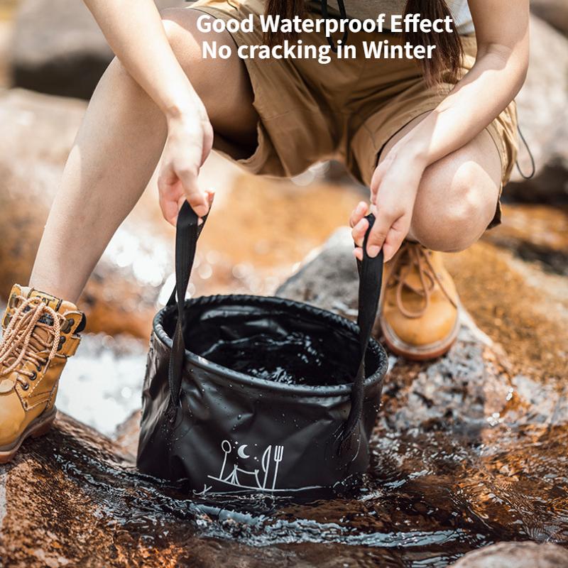 Skládací kbelík pro outdoorové cestování, autonomní jízda, piknik, rybaření, kempování, mytí zeleniny, malý kbelík, velkokapacitní nádrž na vodu