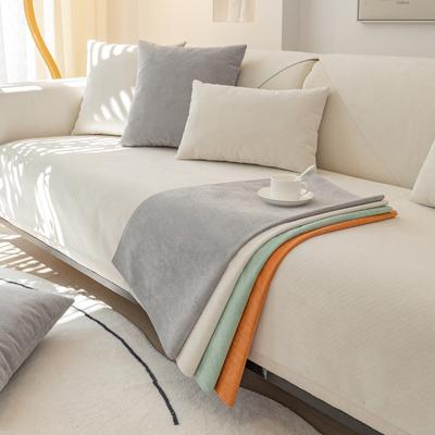 Vattentät soffkudde Four Seasons Universal Non-Slip Enstaka färger Urinisolering för husdjur Sofföverdrag Slipcover Chenille Anti-repa kudde