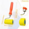 Wallpaper Seam Roller Smoother Flat Pressing Wheel Home Decorating Comfortable Grip Soft Sponge Hand