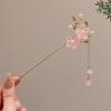 1Pc New Chinese tassel flower hairpin Chinese high-end female antique pan head hairpin hairpin Hanfu cheongsam hair accessories