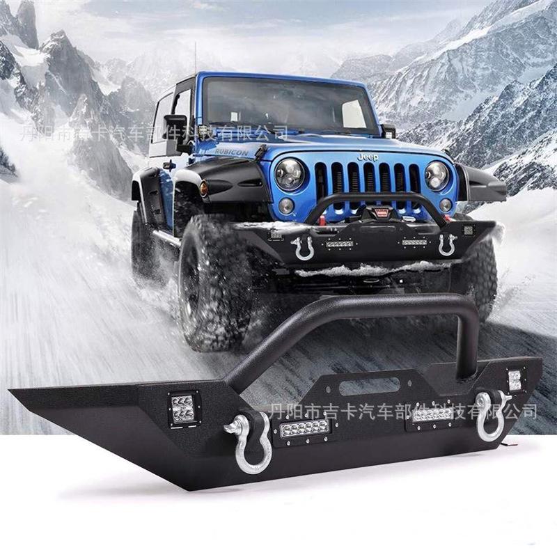 Wrangler JK/JL/JT Off-Road Front Bumper with Light Bar & Winch Mount