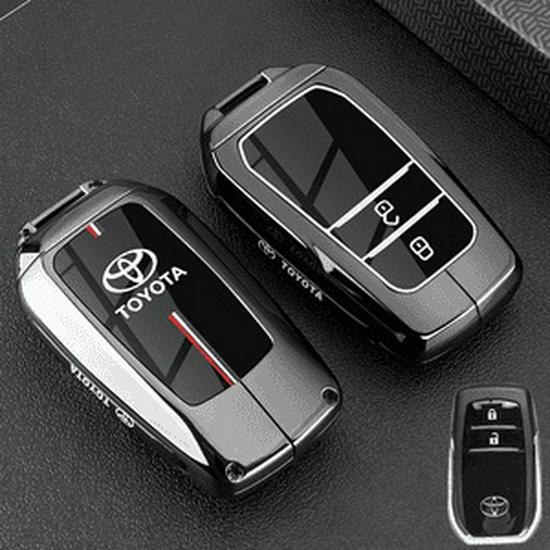 Metall-Schlüsselhülle für Toyota Prado Modelle 2024, 2015, 2016, 2018 und 2019