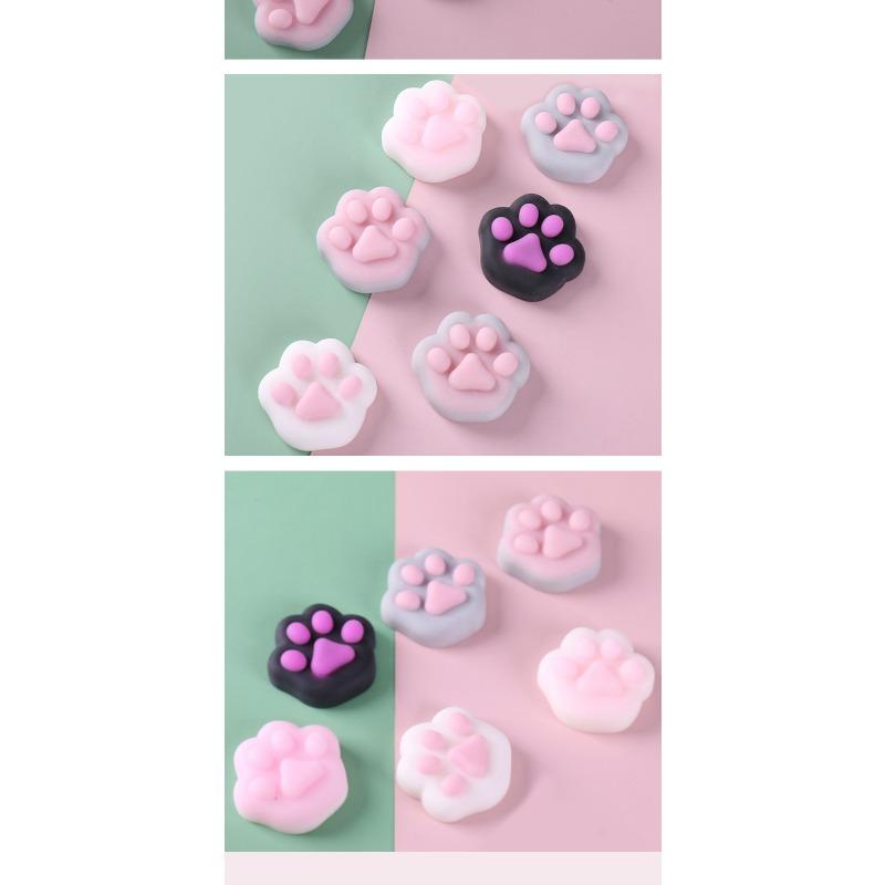 Simulated Cute Cat Claw Pinch Fun Creative Super Cute Little Animal Dumpling to Vent Stress and Reduce Stress Soft Rubber Toy