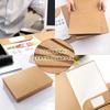 NUOLUX Individual Kraft Paper Folders, A4 Size, 20-Pack, Lightweight and Portable, Office Supplies