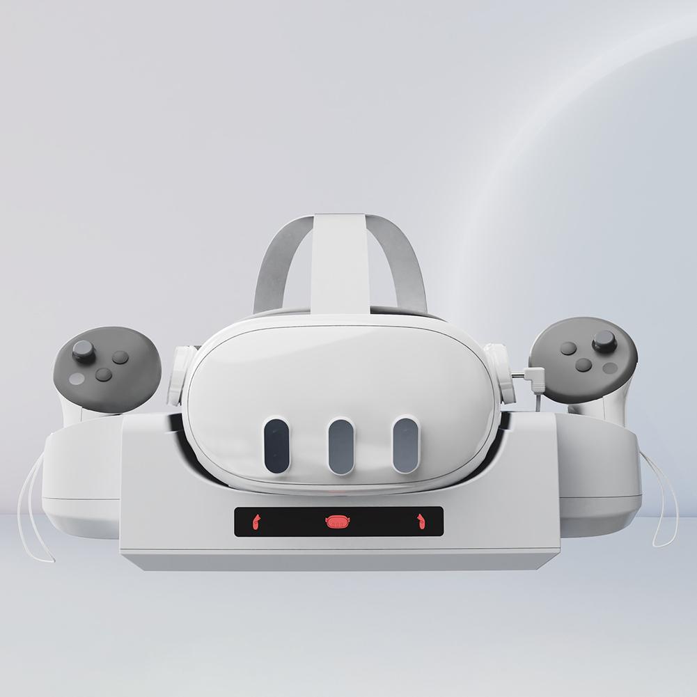 For Meta Quest 3 Charging Base Fast Charging Rack Charging Station Wall-Mounted For Oculus Quest3 Accessories With LED Indicator