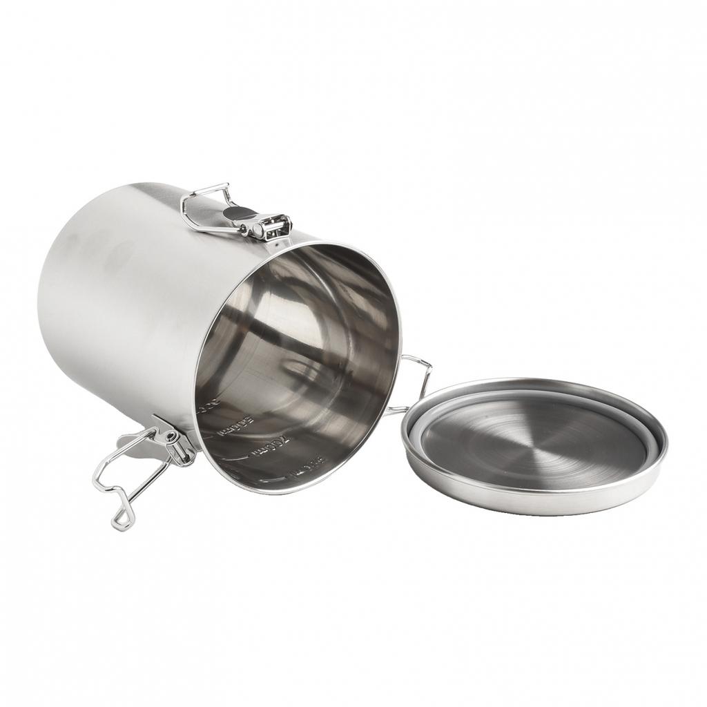 Rust Resistant Stainless Steel Food Storage Canister 520 1000 1600 2500ml