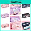 Tong Zhuo Large Capacity Transparent Pencil Case For Elementary School Boys And Girls Cartoon Style 8100 Pink Girl