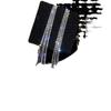 925 Silver Rhinestone Tassel Line Earrings - Trendy Dangle Earrings for Women
