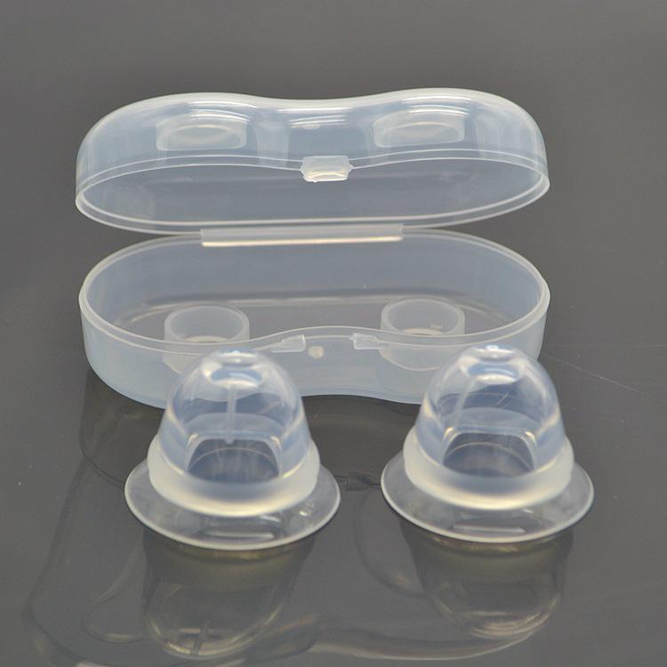 Silicone Nipple Corrector for Inverted or Flat Nipples - Includes Carrying Box