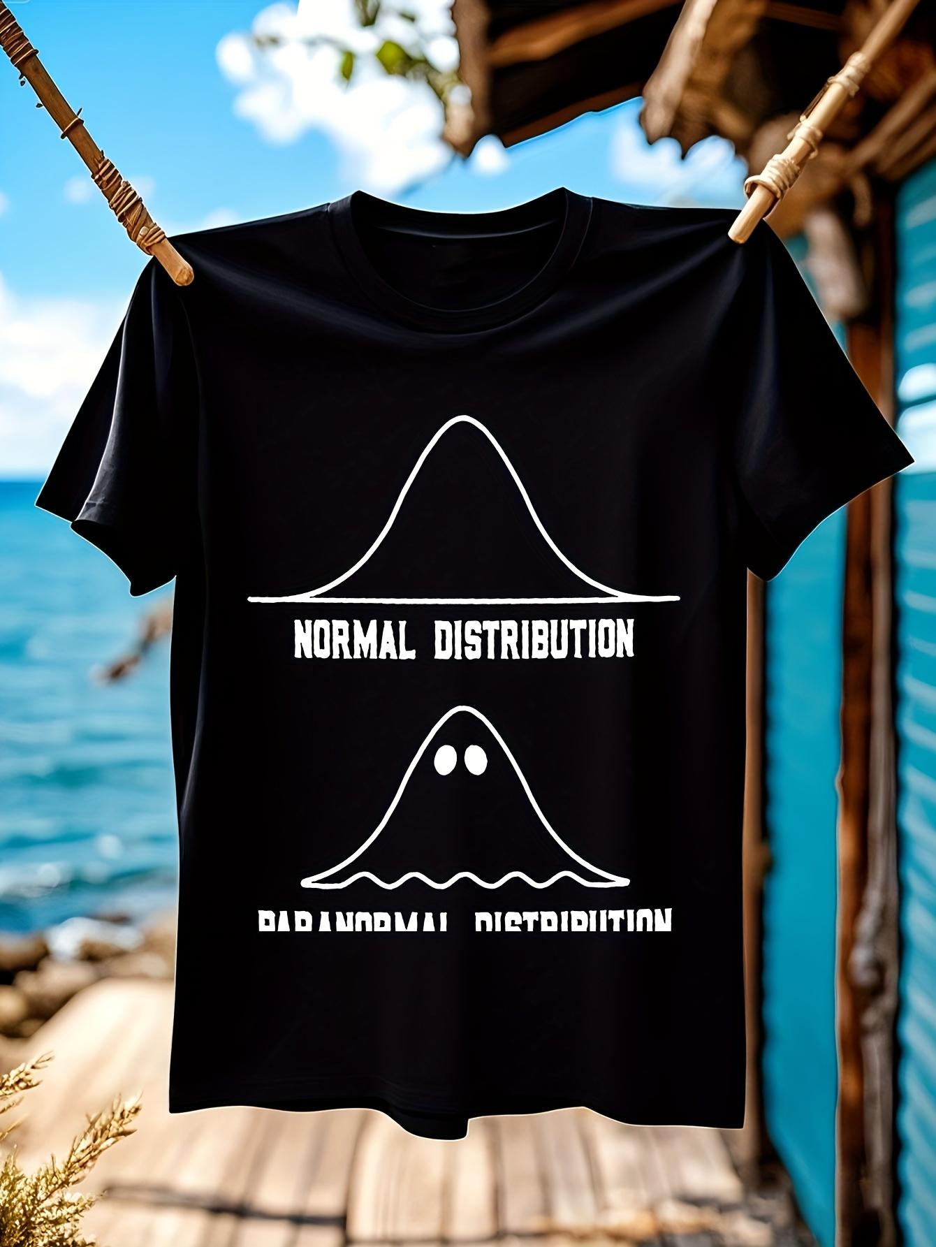Math Statistics Teacher Tshirt - Normal Distribution Curv... XXXL