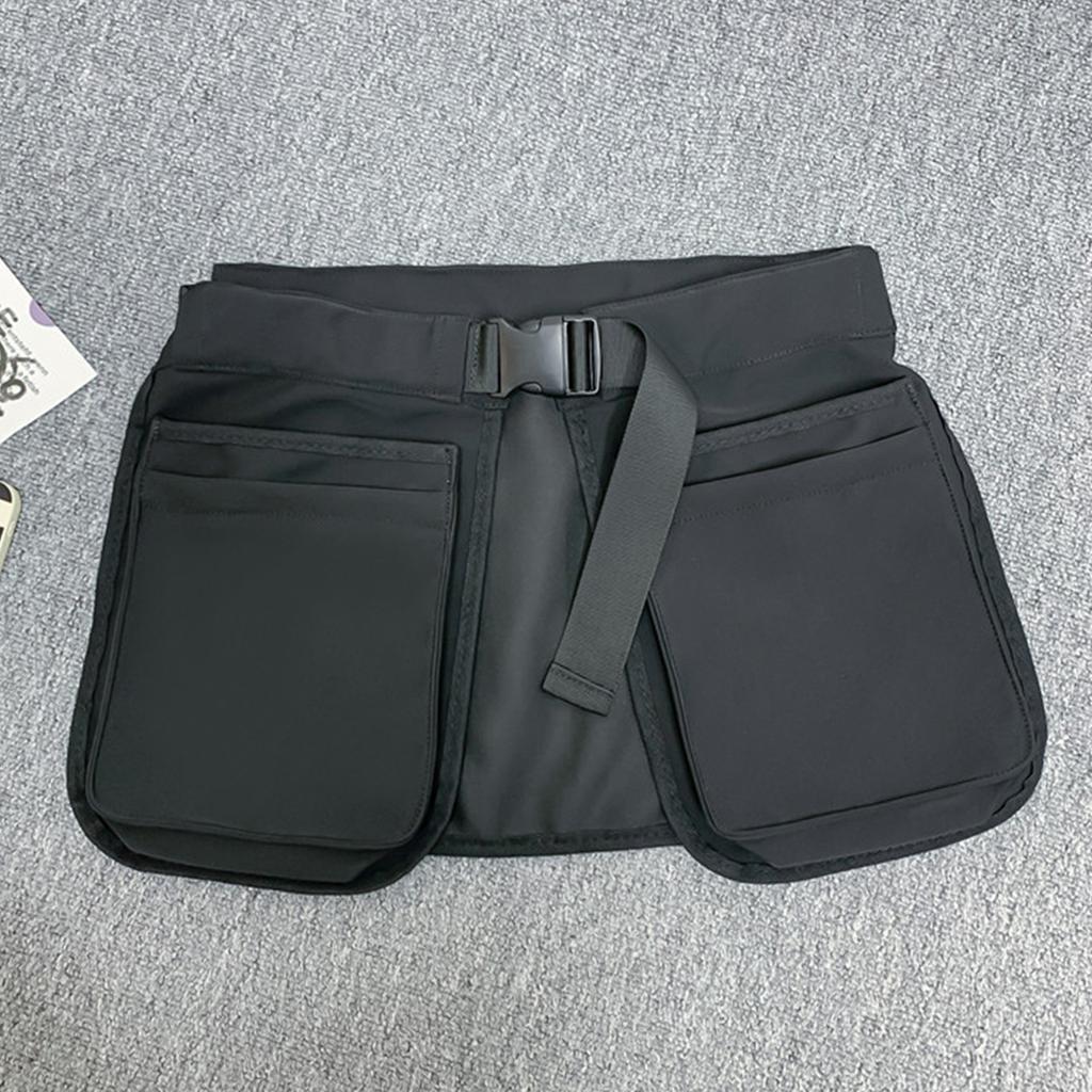 Adjustable Waistband Gardening Waist Belt Apron Bag with Multiple Pockets for Tool Storage Carpenters Utility Tool Bag