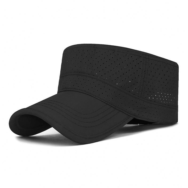 

Summer Polyester Breathable Cap With Adjustable Fit For Outdoor Sun Protection чёрный