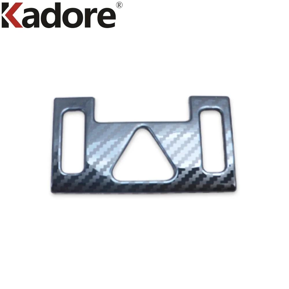 For Kia Cerato Forte K3    Carbon Fiber Car Center Warning Light Lamp Panel Cover Molding Trim Interior Accessories