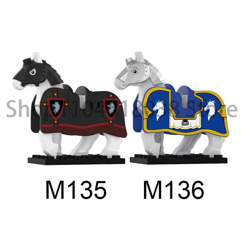 Medieval Military Figures Octopus Sea Demon Knights Building Blocks Weapons Accessories Sword Temple Spear Shield MOC MINiBricks