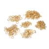 540PCS Brass Wire Lugs Assortment Set Electric Cable Ring Lugs with Storage Box M3 M4 M5 M6 M8 M10