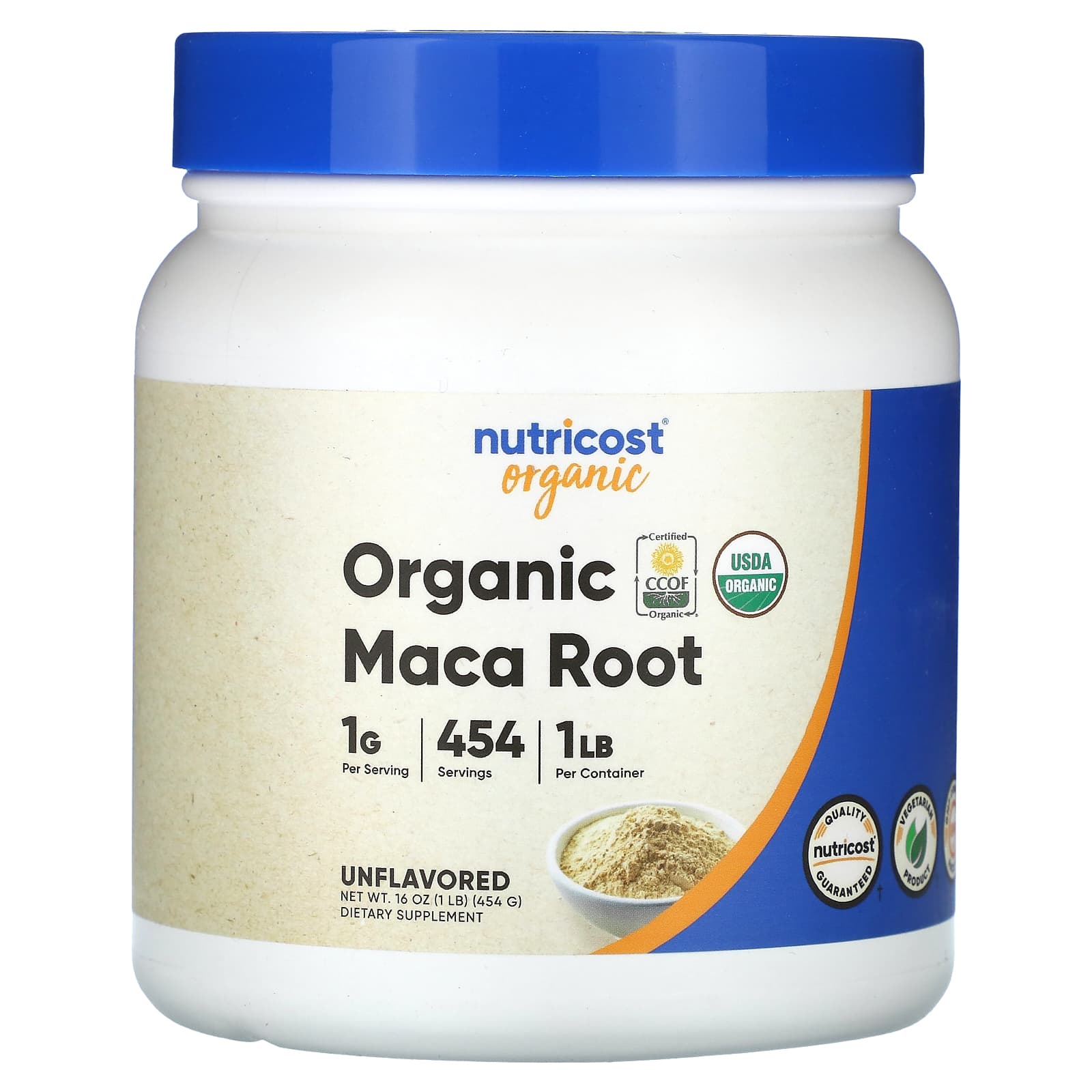 

Organic Maca Root Powder, Unflavored, 454G (16Oz)