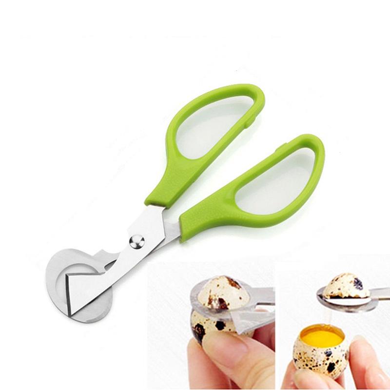 1 ud. Tijeras Cortadoras de Huevos de Codorniz de Acero Inoxidable Herramienta de Tijeras para Huevos de Cocina para Cortar Huevos Pequeños de Paloma y Pájaros