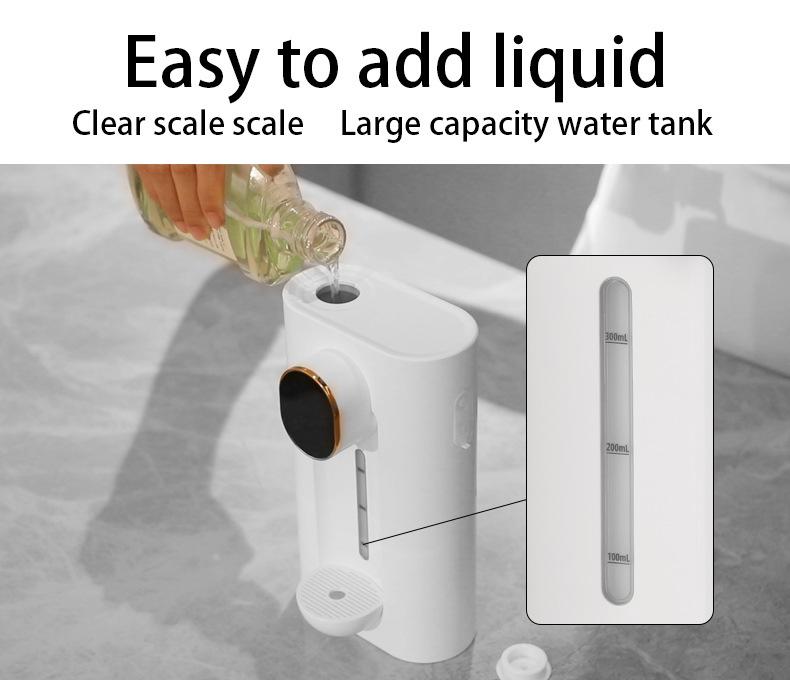 Wall-Mounted Automatic Smart Mouthwash Dispenser with Cup – Rechargeable Household Oral Cleaner
