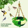 Warm Bird Bed Winter Warm Bird Plush Nest Pet Supplies for Perching Sleeping Hiding Nesting Playing Aviary Feeding Resting