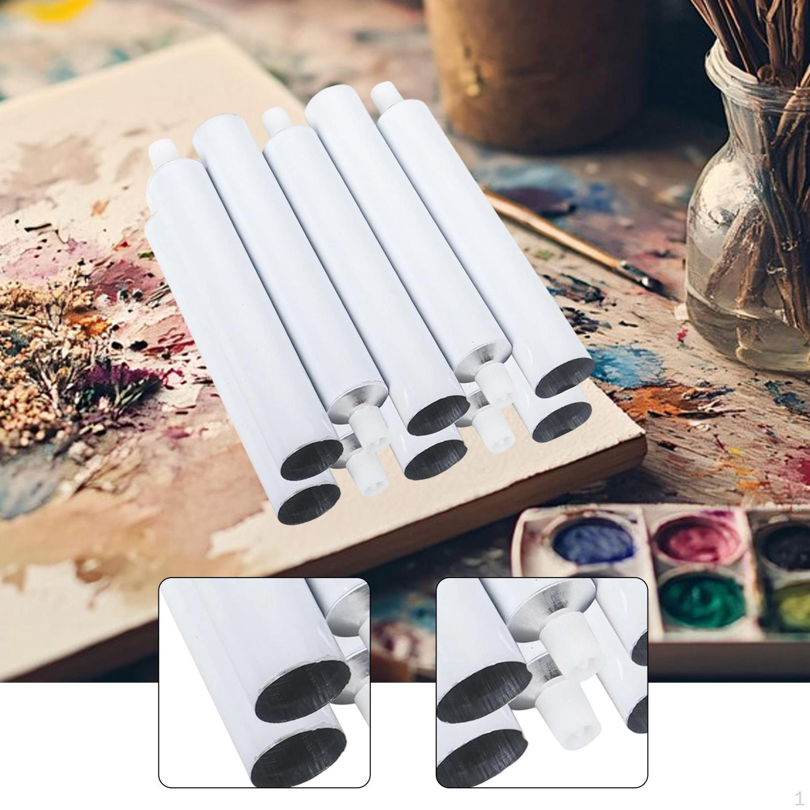 

10x Пустые алюминиевые тюбики для краски 60 мл Контейнеры для зубной пасты Бутылочки для пробной упаковки Банки