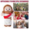 Stuffed Animal Holy Family Plush Doll 25cm Christ Religious Plushie Figure Jesus Plush Toy  Baby