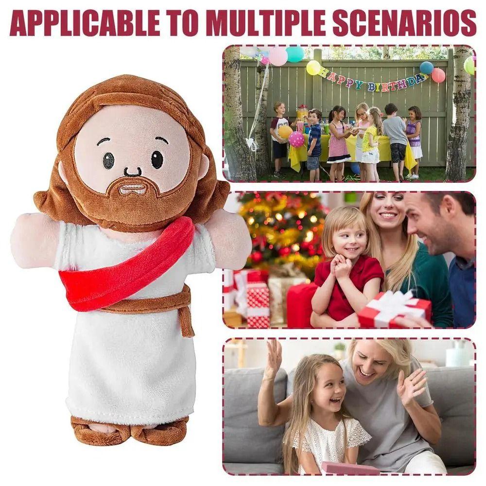 25cm Jesus Plush Toy Stuffed Animal Christ Religious Plushie Figure  Children