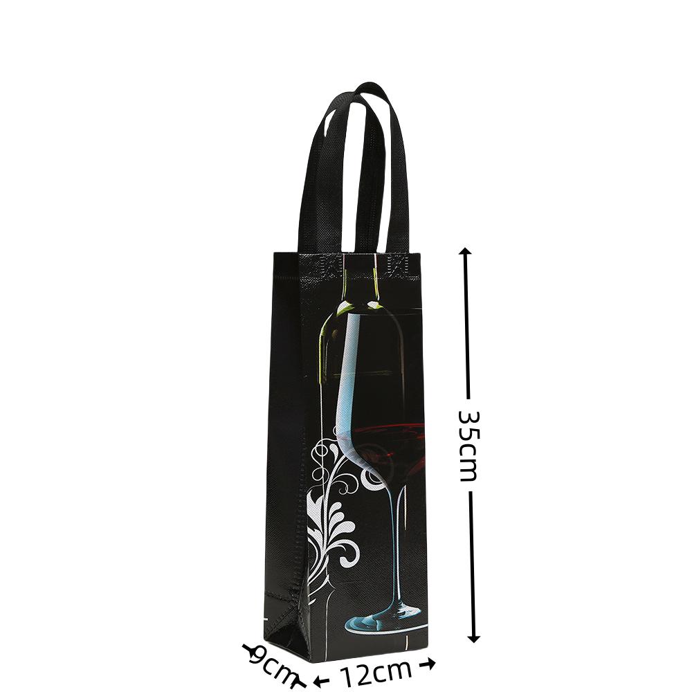 StoBag Wine Bottle Bags Luxury Designer Bags Gift Wrapping Bags Non Woven Packaging Bags for Sweets Reusable Tote for Party