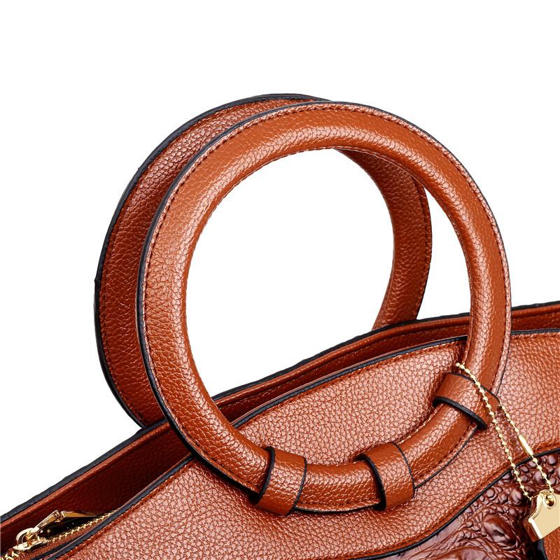 Női Luxus Kézitáskák Női Táskák Designer Crossbody táskák Női krokodil PU bőr kézitáska Női válltáska Retro kézitáska