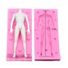 Matriță Mare din Silicon pentru Corp Uman 3D Matriță pentru Lut Corp Feminin Masculin Figurine Matriță Polimerică Față Păpușă Matrițe Rășină Silicon