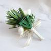 Simple Bridal Corsage Elegant Artificial Flower Bud Corsage  For Wedding Birthday Bridal Décor