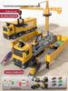 Children's Engineering Toy Set: Large Truck, Crane, Excavator, and Container Truck - Perfect Gift for Boys